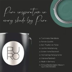 A.S. Creation Peinture Murale Premium Vert - PURO C4010 Vert émeraude -A.S. Creation Soldes as creation innen farbe dd125947 wandfarbe