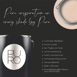 A.S. Creation Peinture Murale Premium Beige - PURO C7008 Marron Doux -A.S. Creation Soldes as creation innen farbe dd126028 wandfarbe