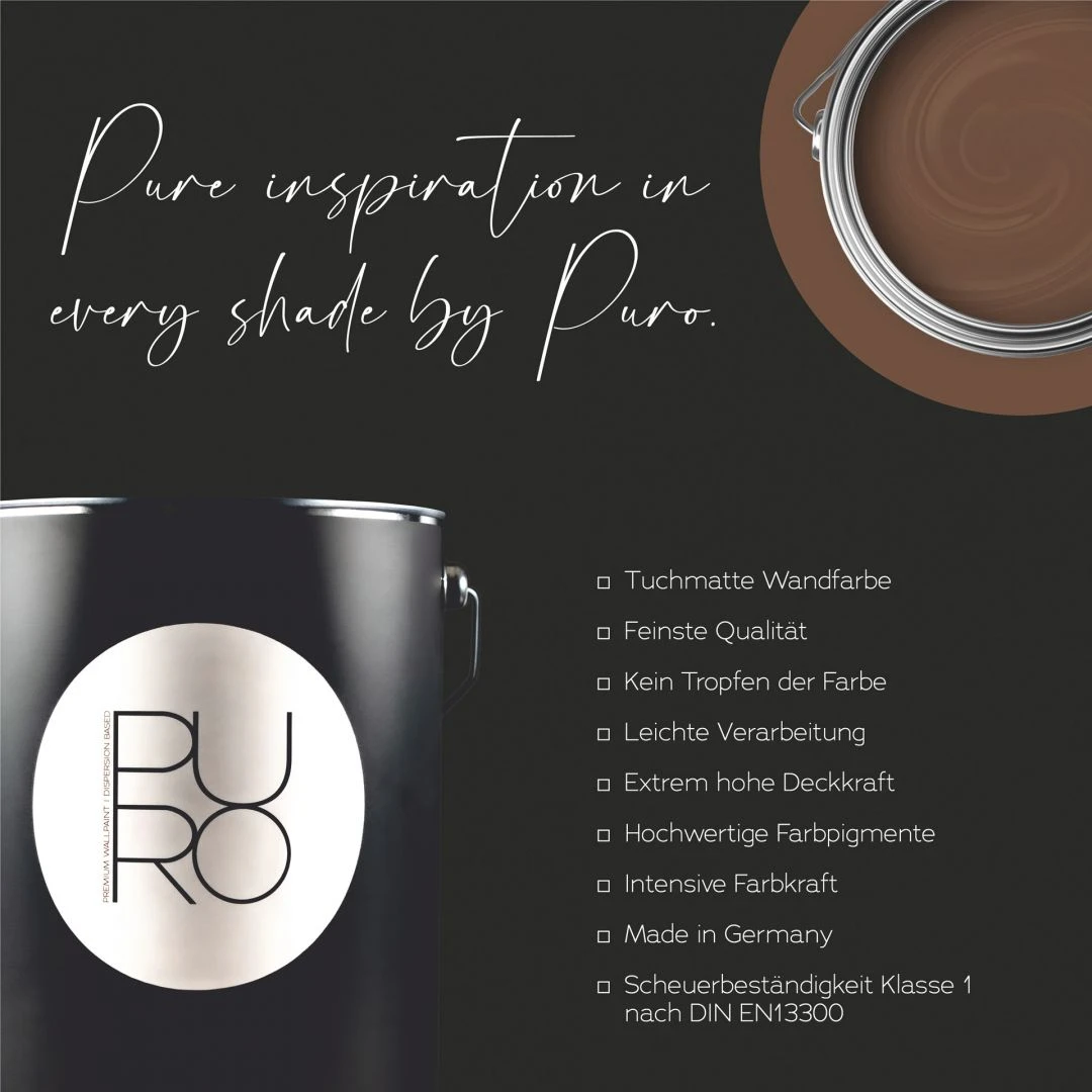 A.S. Creation Peinture Murale Premium Marron - PURO C7020 Marron Apaisant 5 A.S. Creation Peinture Murale Premium Marron - PURO C7020 Marron Apaisant – Image 5