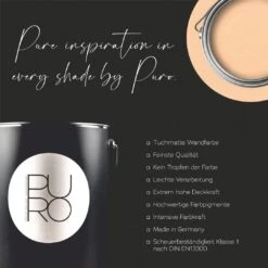 A.S. Creation Peinture Murale Premium Beige - PURO C8009 Safran Lisse -A.S. Creation Soldes as creation innen farbe dd126121 wandfarbe