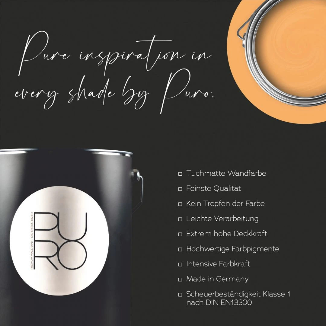 A.S. Creation Peinture Murale Premium Orange - PURO C8011 Safran Lisse 5 A.S. Creation Peinture Murale Premium Orange - PURO C8011 Safran Lisse – Image 5