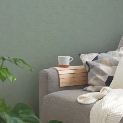 A.S. Creation Papier Peint à Motifs Salon Vert - Papier Peint Géométrique - Papier Peint Intissé -A.S. Creation Soldes as creation tapete antigua 390913 ambiente3