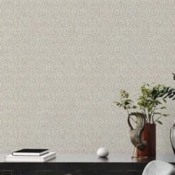 A.S. Creation Papier Peint Moderne Gris Blanc - Salon, Chambre Papier Peint Intissé