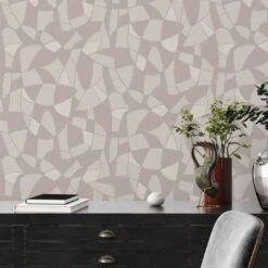 A.S. Creation Papier Peint Moderne Intissé 3d Design Gris - Papier Peint à Motifs Salon