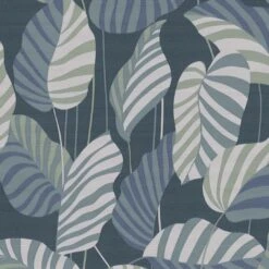 A.S. Creation Vintage Papier Peint Jungle Plantes Feuilles Bleu Vert Papier Peint Intissé -A.S. Creation Soldes as creation tapete antigua 390944 muster