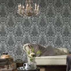 A.S. Creation A.S. Création Attractive Papier Peint Intissé Baroque - Argent 10 A.S. Creation A.S. Création Attractive Papier Peint Intissé Baroque - Argent -A.S. Creation Soldes as creation tapete attractive 369102 ambiente2