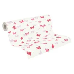 A.S. Creation A.S. Création Attractive Papier Peint Intissé Avec Des Animaux - Rosé