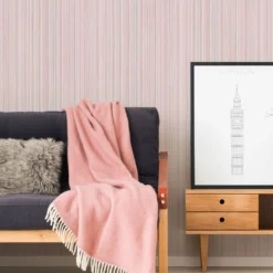 A.S. Creation A.S. Création Attractive Papier Peint Intissé à Rayures - Rosé -A.S. Creation Soldes as creation tapete attractive 378171 ambiente1