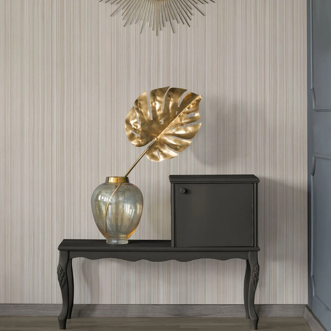 A.S. Creation A.S. Création Attractive Papier Peint Intissé à Rayures - Beige 5 A.S. Creation A.S. Création Attractive Papier Peint Intissé à Rayures - Beige – Image 5