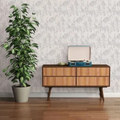 A.S. Creation A.S. Création Attractive Papier Peint Intissé Fleuris - Gris -A.S. Creation Soldes as creation tapete attractive 378302 ambiente1