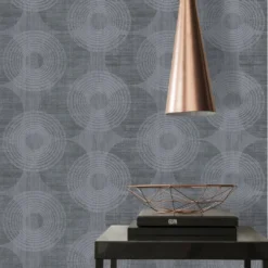 A.S. Creation A.S. Création Attractive Papier Peint Intissé Avec Des Cercles/ronds - Noir -A.S. Creation Soldes as creation tapete attractive 378326 ambiente