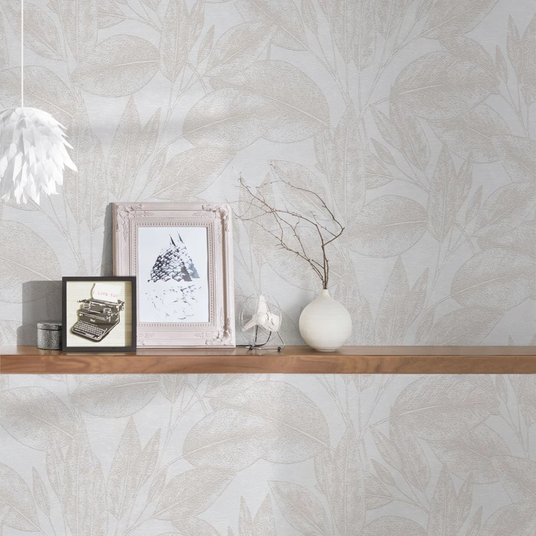 A.S. Creation A.S. Création Attractive Papier Peint Intissé Fleuris - Beige 6 A.S. Creation A.S. Création Attractive Papier Peint Intissé Fleuris - Beige – Image 6