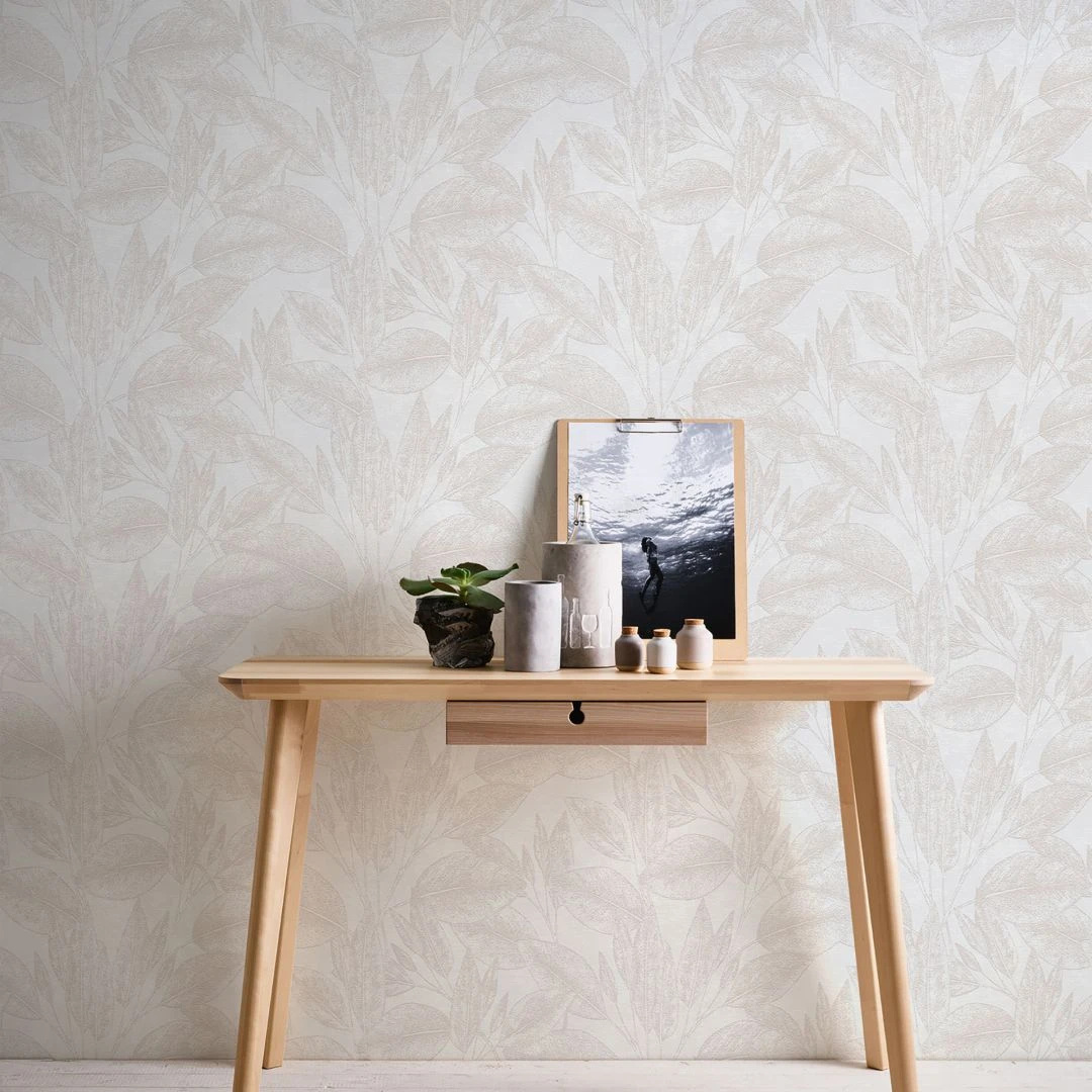 A.S. Creation A.S. Création Attractive Papier Peint Intissé Fleuris - Beige 5 A.S. Creation A.S. Création Attractive Papier Peint Intissé Fleuris - Beige – Image 5