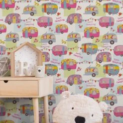 A.S. Creation A.S Créations Boys & Girls 6 Papier Peint Pour Chambre D´enfant, Coloré, Crème, Argent -A.S. Creation Soldes as creation tapete boys and girls 6 343453 ambiente2