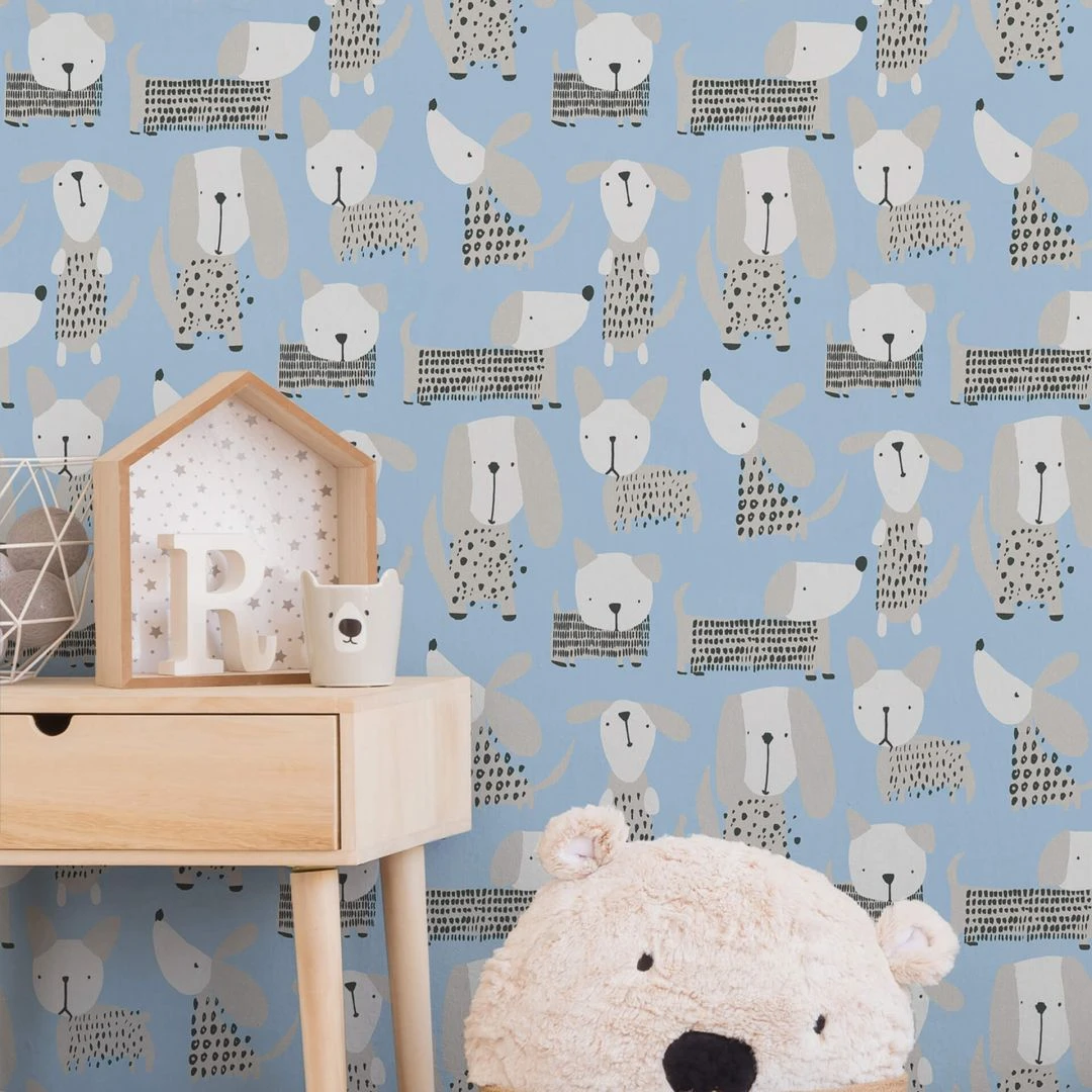 A.S. Creation A.S Créations Boys & Girls 6 Papier Peint Pour Chambre D´enfant, Bleu, Blanc, Gris 2 A.S. Creation A.S Créations Boys & Girls 6 Papier Peint Pour Chambre D´enfant, Bleu, Blanc, Gris – Image 2