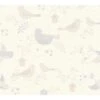 A.S. Creation A.S Créations Boys & Girls 6 Papier Peint Avec Oiseaux, Beige, Gris, Blanc