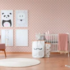 A.S. Creation A.S Créations Boys & Girls 6 Papier Peint Pour Chambre D´enfant, Rose, Blanc -A.S. Creation Soldes as creation tapete boys and girls 6 369343 ambiente