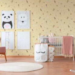 A.S. Creation A.S Créations Boys & Girls 6 Papier Peint Pour Chambre D´enfant, Jaune, Vert, Marron -A.S. Creation Soldes as creation tapete boys and girls 6 369882 ambiente