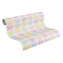 A.S. Creation Papier Peint A.S. Création Boys & Girls 5 Multicolore, Blanc