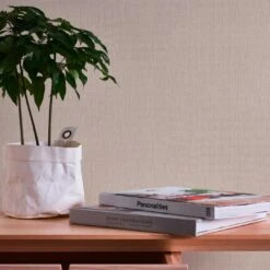 A.S. Creation Papier Peint Texturé Effet Pailleté Crème Gris - Papier Peint Texturé à Décoller - Papier Peint Intissé