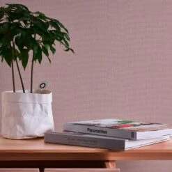 A.S. Creation Papier Peint Texturé Effet Pailleté Rose Argent - Papier Peint Texturé Uni - Papier Peint Intissé