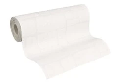 A.S. Creation Papier Peint à La Structure Profilée A.S. Création Dekora Natur 6 Blanc Signal, Blanc Pur