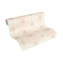 A.S. Creation A.S Création Hermitage 10 Papier Peint à Rayures - Papier Peint Baroque Rosé, Cuivre