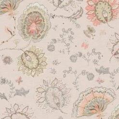 A.S. Creation Papier Peint Plantes Beige Rose - Papier Peint Fleurs Classique - Papier Peint Naturel -A.S. Creation Soldes as creation tapete house of turnowsky 388994 muster 1