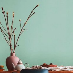 A.S. Creation Papier Peint Uni Vert - Papier Peint Texturé Design - Papier Peint Intissé Chambre à Coucher