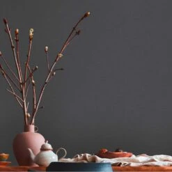 A.S. Creation Papier Peint Uni Noir - Papier Peint Textile Texturé Uni - Papier Peint Design -A.S. Creation Soldes as creation tapete house of turnowsky 389029 ambiente 1