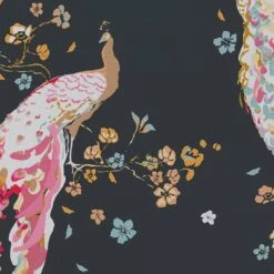 A.S. Creation Papier Peint Animalier Noir Jaune - Papier Peint Molleton Paon - Papier Peint Floral - Papier Peint Floral Avec Oiseaux -A.S. Creation Soldes as creation tapete house of turnowsky 389061 muster 1