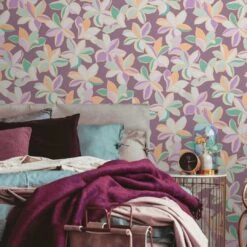 A.S. Creation Papier Peint Floral Hawaii Violet Orange - Papier Peint Floral Design - Papier Peint Design Nature 9 A.S. Creation Papier Peint Floral Hawaii Violet Orange - Papier Peint Floral Design - Papier Peint Design Nature -A.S. Creation Soldes as creation tapete house of turnowsky 389082 ambiente 3