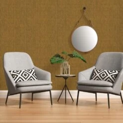 A.S. Creation Scandinavian Papier Peint Tissé En Jaune Et Noir Avec Structure Papier Peint Intissé Hygge -A.S. Creation Soldes as creation tapete hygge 386125 ambiente ambiente3