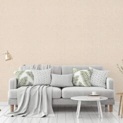 A.S. Creation Papier Peint étoilé Rose Et Blanc Avec Structure Tissée Papier Peint Intissé Hygge Mat -A.S. Creation Soldes as creation tapete hygge 386301 ambiente ambiente3