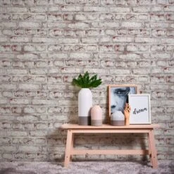 A.S. Creation A.S. Création Il Decoro Papier Peint Effet Brique - Blanc -A.S. Creation Soldes as creation tapete il decoro 362801 ambiente3