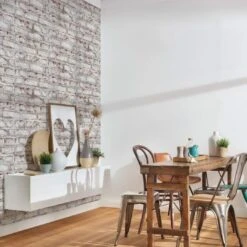 A.S. Creation A.S. Création Il Decoro Papier Peint Effet Brique - Blanc -A.S. Creation Soldes as creation tapete il decoro 362801 ambiente5