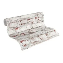 A.S. Creation A.S. Création Il Decoro Papier Peint Effet Brique - Blanc