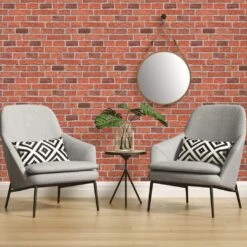 A.S. Creation A.S. Création Il Decoro Papier Peint Effet Brique - Rouge