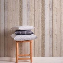 A.S. Creation A.S. Création Il Decoro Papier Peint Effet Bois - Brun -A.S. Creation Soldes as creation tapete il decoro 899910 ambiente2