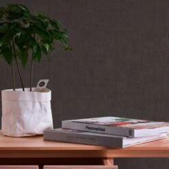 A.S. Creation Papier Peint Texturé Uni Noir - Papier Peint Texture Plâtre 9 A.S. Creation Papier Peint Texturé Uni Noir - Papier Peint Texture Plâtre -A.S. Creation Soldes as creation tapete jade 395031 ambiente2