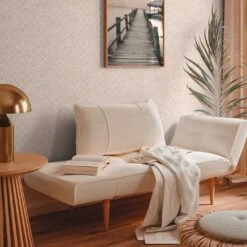 A.S. Creation Papier Peint Graphique à Carreaux Blanc Or - Papier Peint à Motifs Légèrement Brillant 9 A.S. Creation Papier Peint Graphique à Carreaux Blanc Or - Papier Peint à Motifs Légèrement Brillant -A.S. Creation Soldes as creation tapete jade 395052 ambiente 1