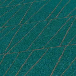 A.S. Creation Papier Peint Intissé Avec Motif à Lignes Bleu Or - Papier Peint à Motifs Graphiques Ligné -A.S. Creation Soldes as creation tapete jade 395064 muster4