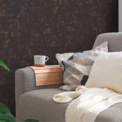 A.S. Creation Papier Peint à Motif Raphia Noir Or - Papier Peint Intissé à Effet Métallique - Papier Peint Texturé 9 A.S. Creation Papier Peint à Motif Raphia Noir Or - Papier Peint Intissé à Effet Métallique - Papier Peint Texturé -A.S. Creation Soldes as creation tapete jade 395115 ambiente3