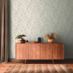 A.S. Creation Papier Peint Intissé Aspect Raphia Beige Blanc Or - Papier Peint Texturé Métallique -A.S. Creation Soldes as creation tapete jade 395160 ambiente 1