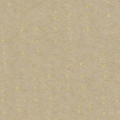 A.S. Creation Papier Peint Design Beige Marron Jaune - Papier Peint Intissé Moderne - Papier Peint Mural -A.S. Creation Soldes as creation tapete nara 387422 muster