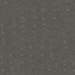 A.S. Creation Papier Peint à Motifs Vintage Noir Marron - Papier Peint Design Vagues Salon -A.S. Creation Soldes as creation tapete nara 387426 muster