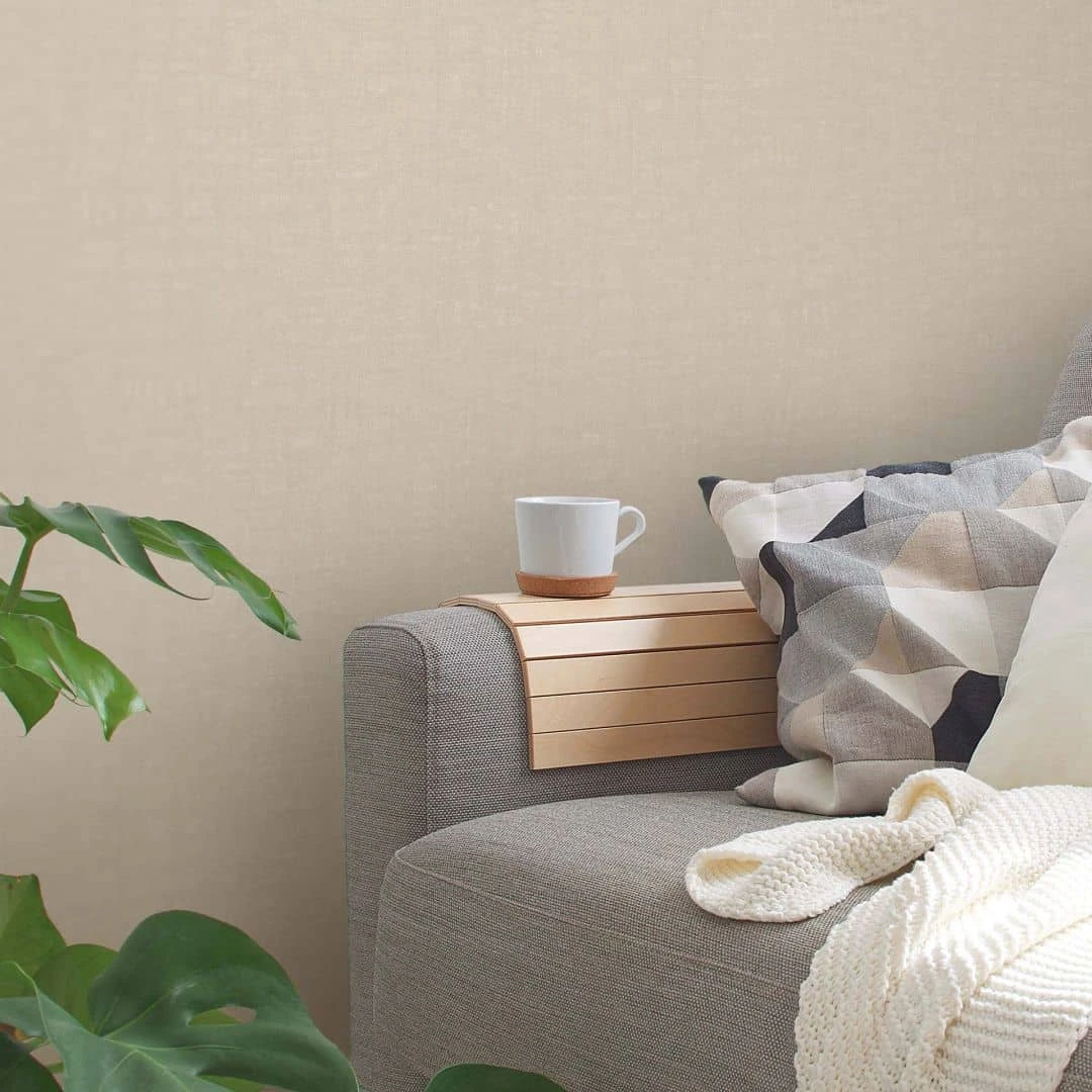 A.S. Creation Papier Peint Intissé Beige Cuisine - Papier Peint Intissé Moderne Uni Couloir 5 A.S. Creation Papier Peint Intissé Beige Cuisine - Papier Peint Intissé Moderne Uni Couloir – Image 5