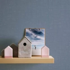 A.S. Creation Papier Peint Bleu Pour Salle De Bain - Papier Peint Intissé Salle De Bain - Résistant