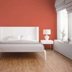 A.S. Creation Papier Peint Orange Uni - Papier Peint Intissé Uni Couloir, Salon