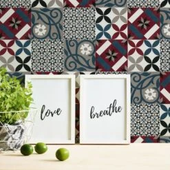 A.S. Creation A.S. Création New Life Papier Peint Effet Carrelage , Noir, Rouge 9 A.S. Creation A.S. Création New Life Papier Peint Effet Carrelage , Noir, Rouge -A.S. Creation Soldes as creation tapete new life 376844 ambiente